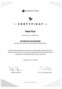 racjonalne odchudzanie